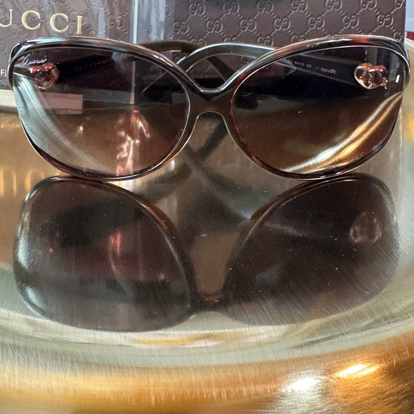Gucci Accessories - Gucci Dark Brown Sunglasses